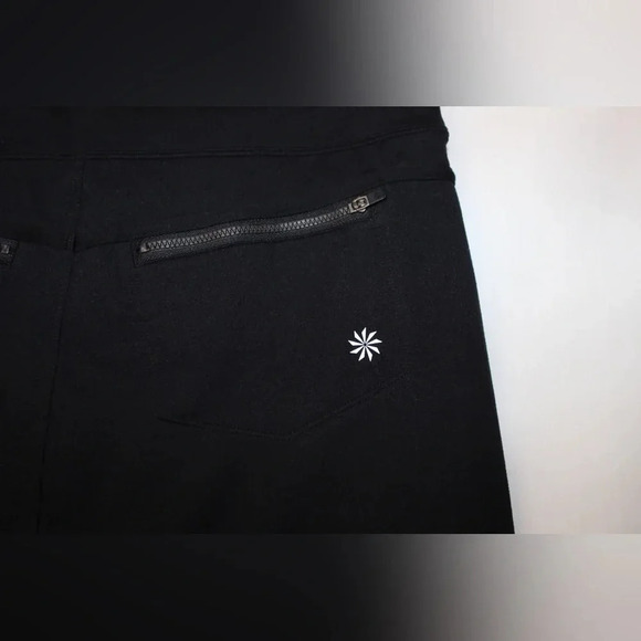 Athleta Trailside Black Tennis Activewear Casual Golf Skort Size Medium Tall - Picture 14 of 14